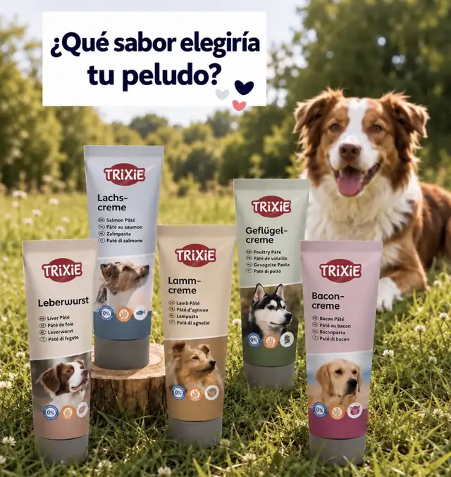 Cremas Trixie: elige el sabor de tu peludo