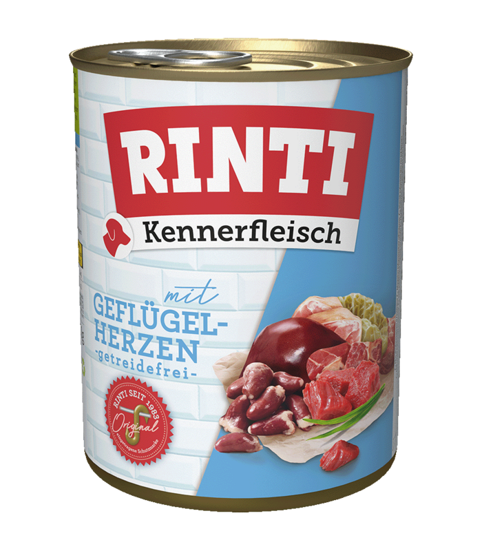 RINTI Kennerfleisch Corazones de pollo - 1