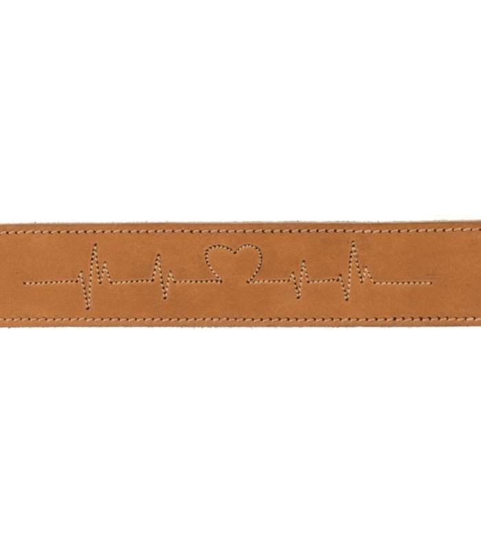 Collar de Cuero Rustic "Heartbeat" - 3