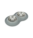 Set Comederos, silicona/acero inoxidable - 1