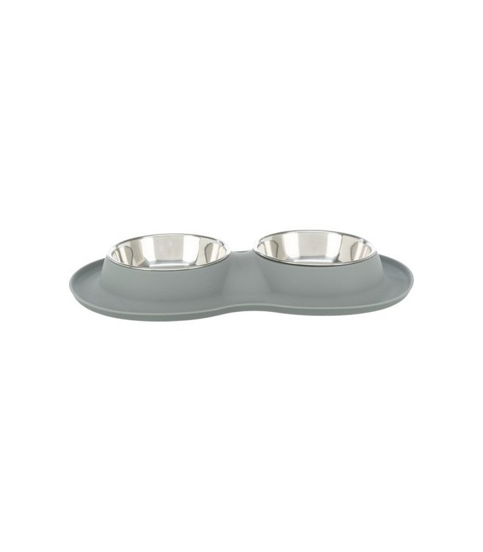 Set Comederos, silicona/acero inoxidable - 3