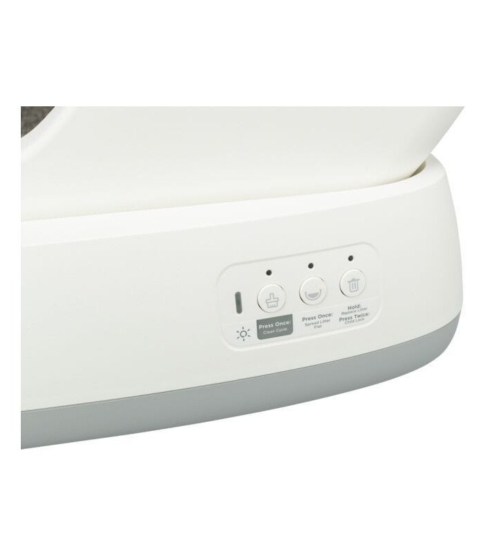 Arenero autolimpiable para gatos blanco - 2