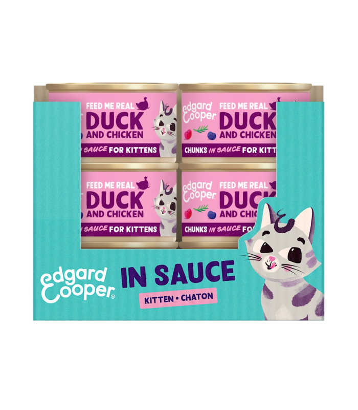 Gatito Pato y pollo - Trocitos en salsa - 3
