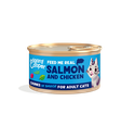Adulto Salmón y pollo - Trocitos en salsa - 4