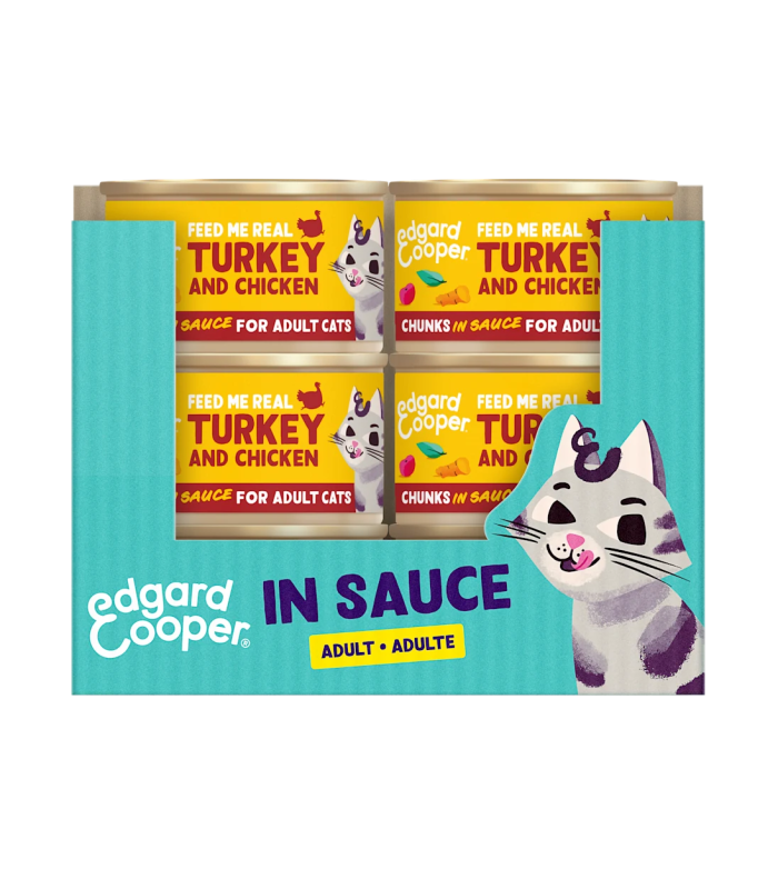 Adulto Pavo y pollo - Trocitos en salsa - 1