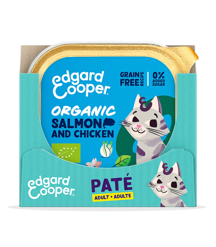 Adulto Salmón y pollo ecológico - Paté - 1