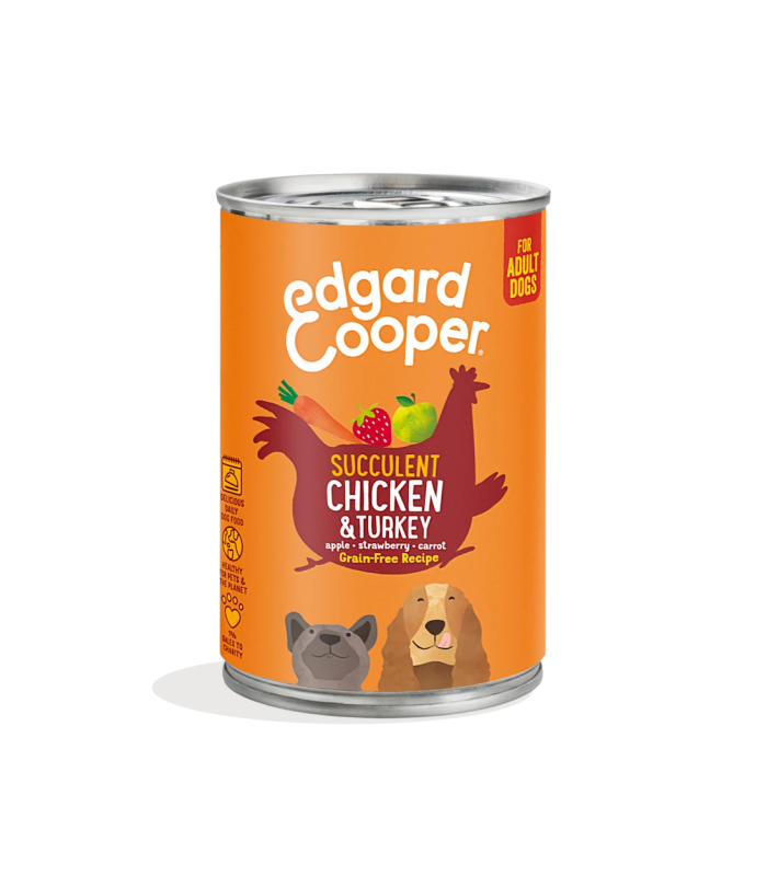 Adulto Pollo y pavo manzana 400g - 1