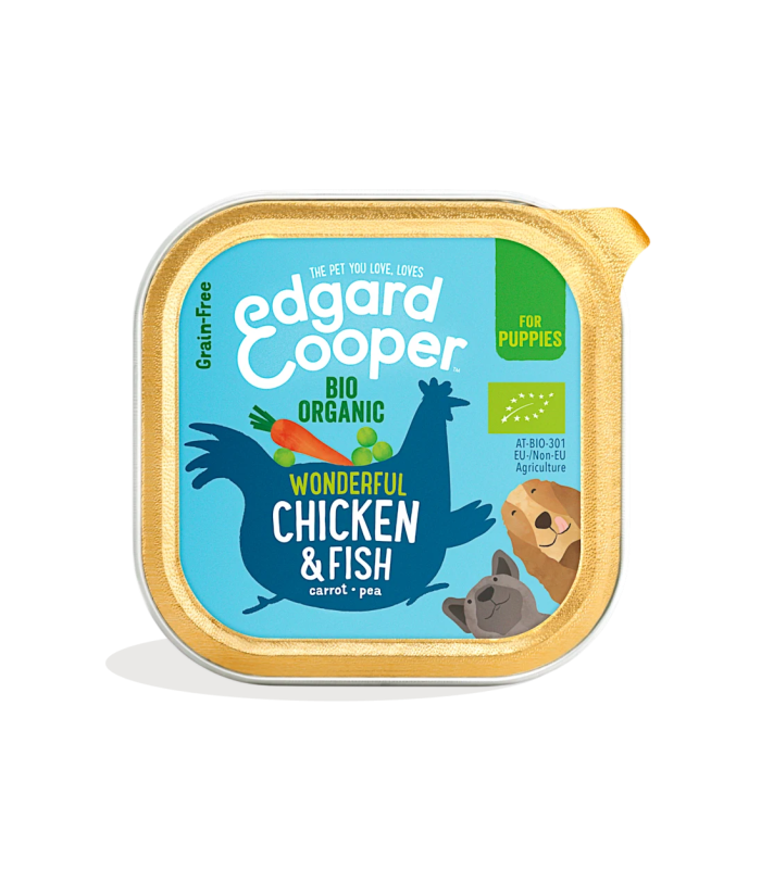 Cachorro Pollo y pescado ecológicos - 1