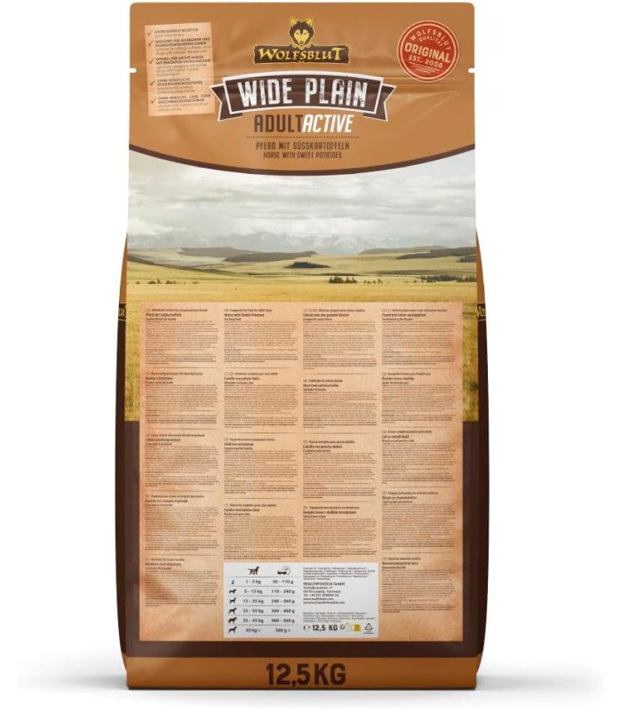 12,5 kg Wolfsblut Active Wide Plain - 1
