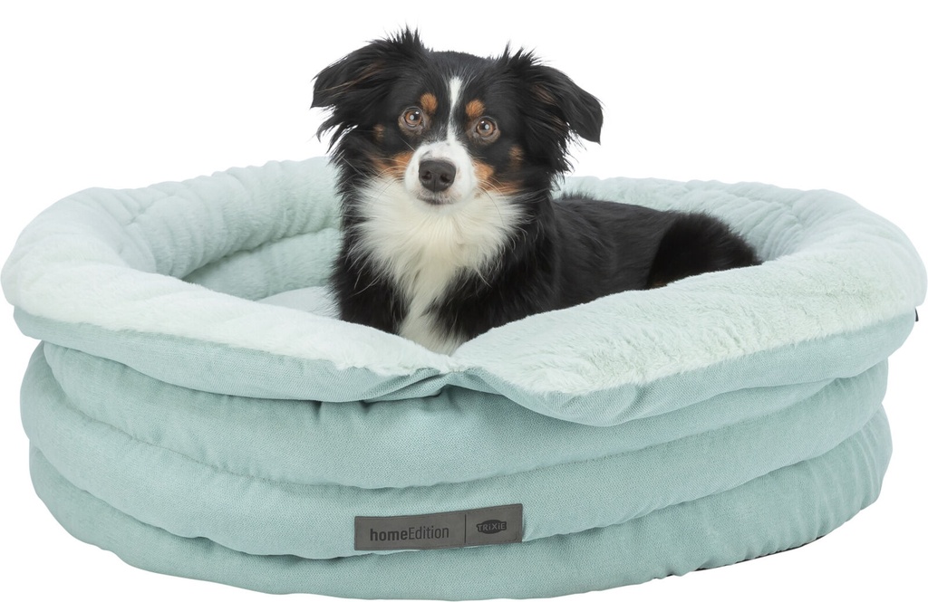 Cama Liano Soft salvia con perro