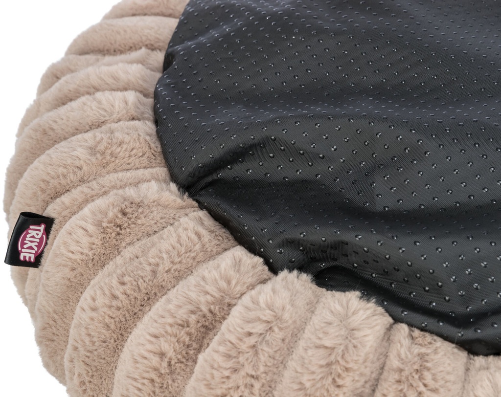 Cama Lonni marrón claro detalle