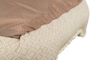 Cama Boho beige detalle