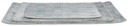 Colchoneta Jimmy Soft gris claro tallas