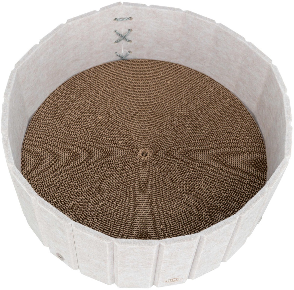Rascador para gatos con borde de fieltro 1