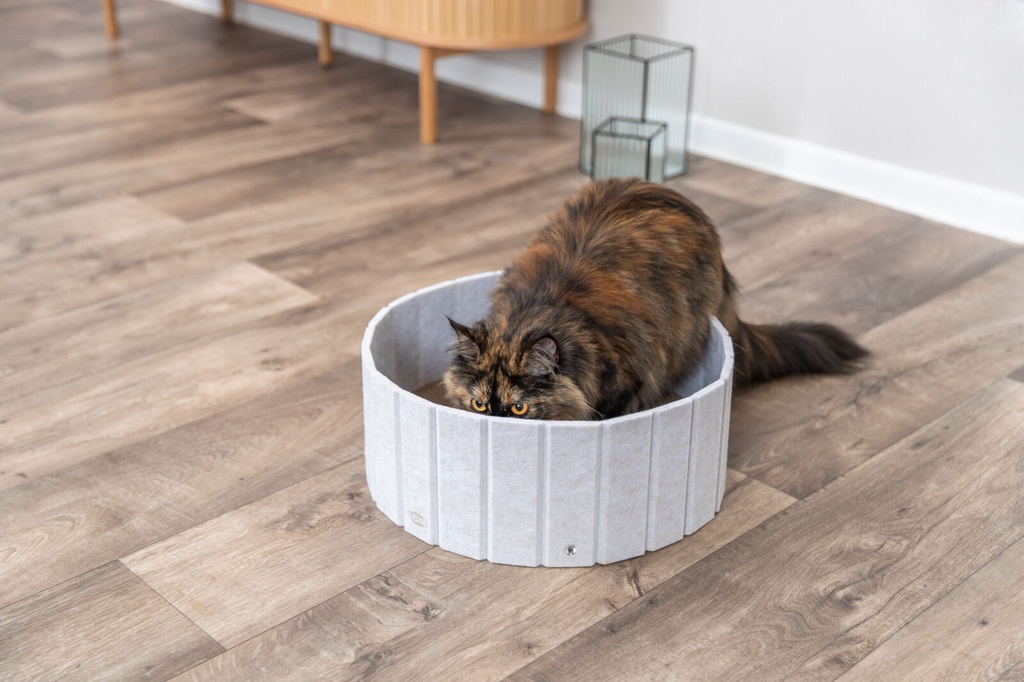 Rascador para gatos con borde de fieltro 3