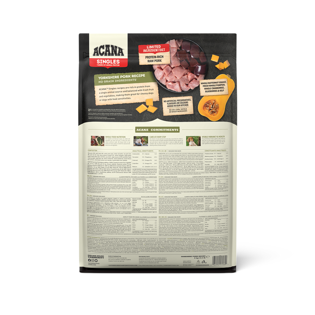 Acana Singles Yorkshire Pork – Cerdo 2