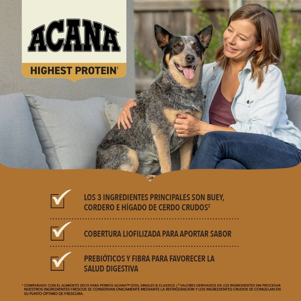 Acana Ranchlands – Vacuno, cordero y cerdo 3