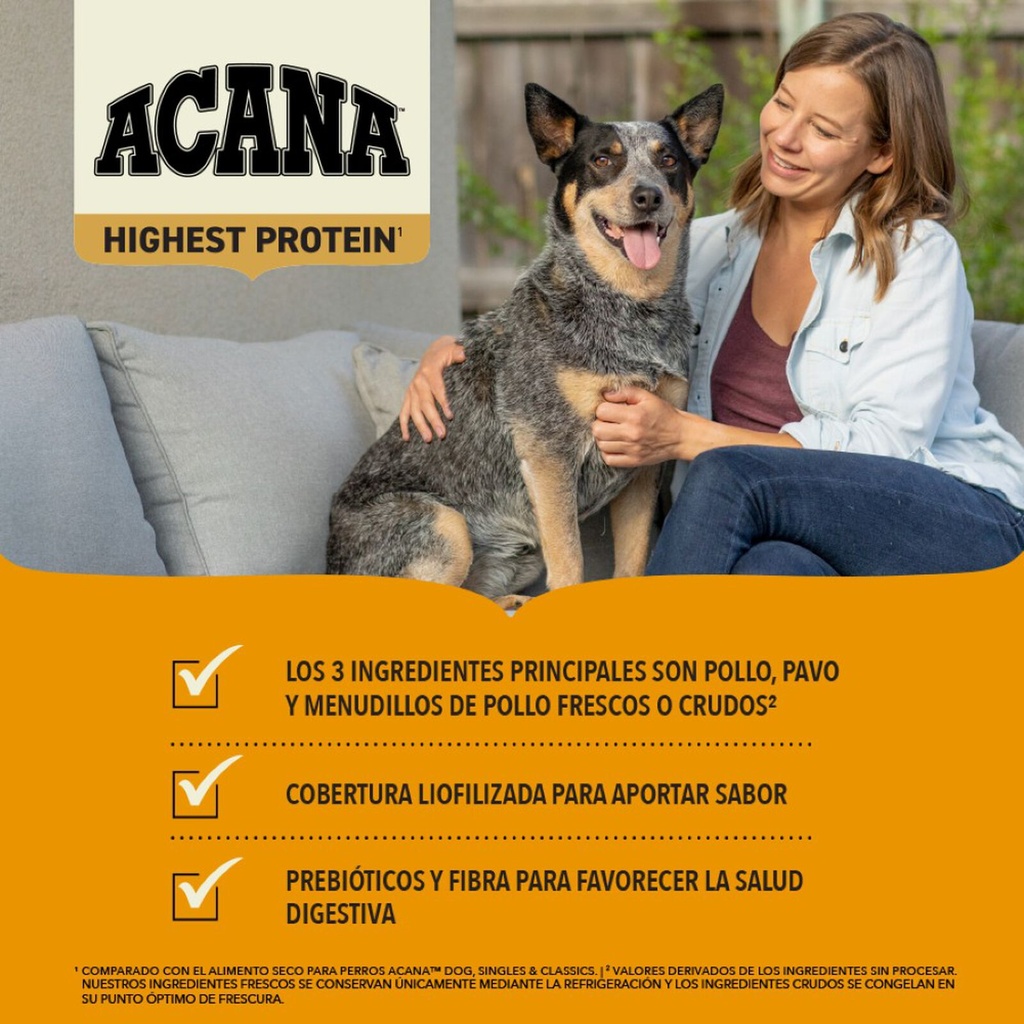 Acana Wild Prairie – Pollo, pavo y pescado 4