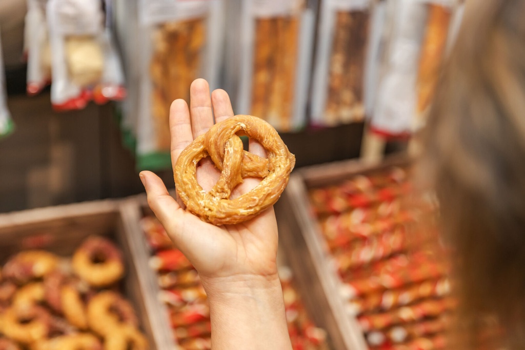 Premio Pretzel con pechuga de pollo 2