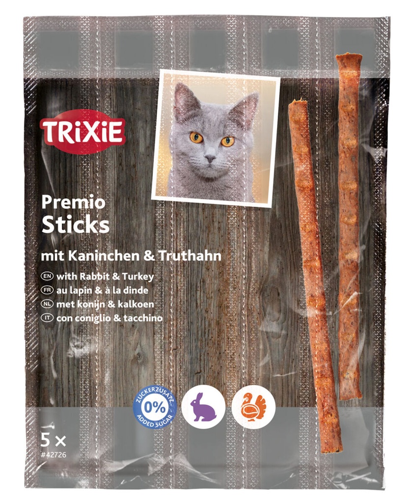 Premio Sticks con conejo y pavo 2