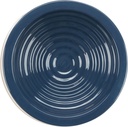 BE NORDIC Comedero, cerámica, azul oscuro/beige 2
