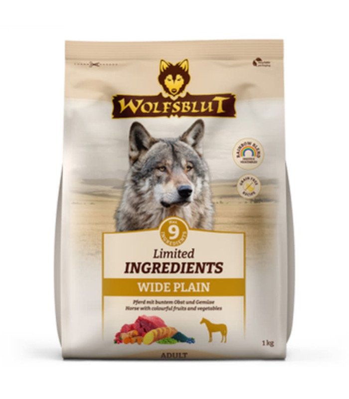 [WB842259] 1 kg Wolfsblut Adult Limited Ingredients Wide Plain – Caballo con boniato
