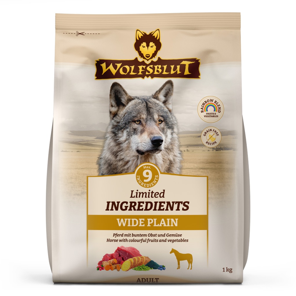 [WB842259] Wolfsblut Adult Limited Ingredients Wide Plain – Caballo con boniato (1 kg)