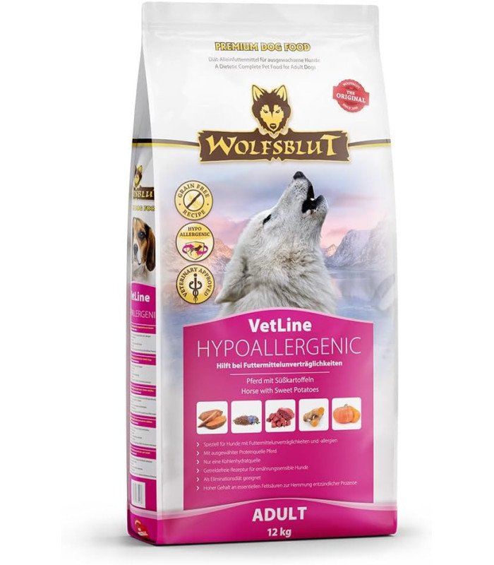 12 kg Wolfsblut VetLine Hypoallergenic Caballo