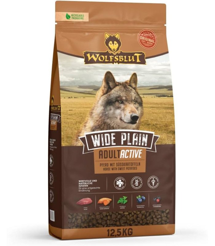12,5 kg Wolfsblut Active Wide Plain