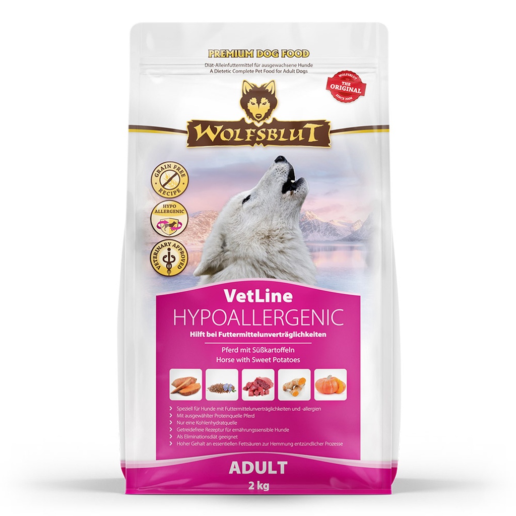 [WB786466] Wolfsblut VetLine Hypoallergenic Caballo (2 kg)