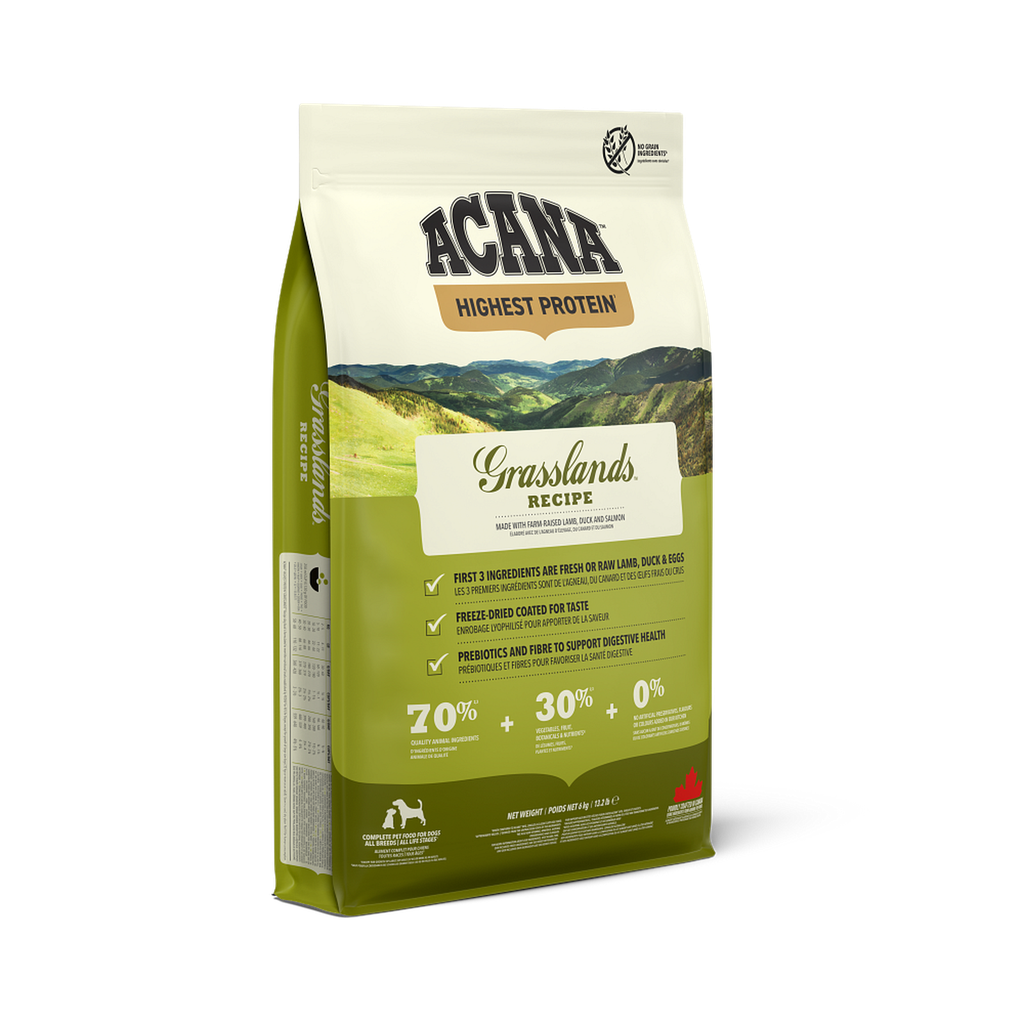 [RAG02] Acana Grasslands – Cordero y pato (2 kg)