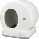 Arenero autolimpiable para gatos blanco