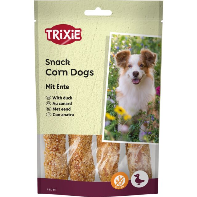 Corn Dogs con pato y piel vacuno