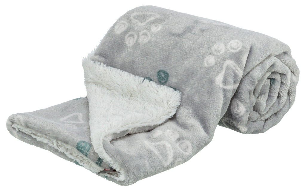 Manta Jimmy Soft gris claro