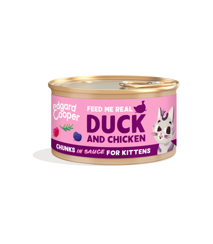 Gatito Pato y pollo - Trocitos en salsa