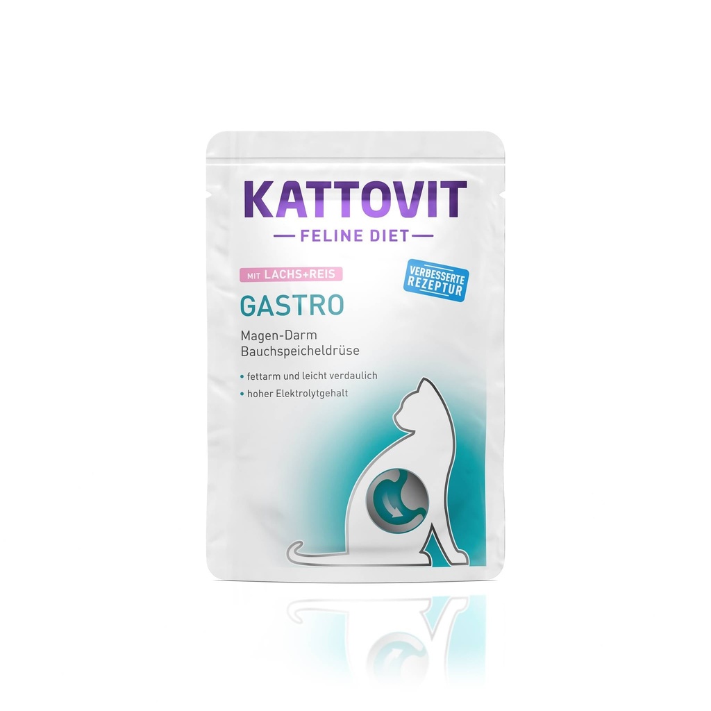 KATTOVIT Gastro Salmon + Arroz 85g
