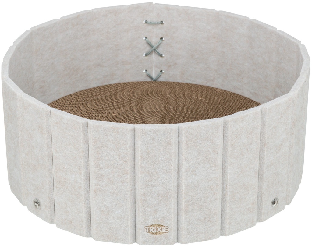 Rascador para gatos con borde de fieltro