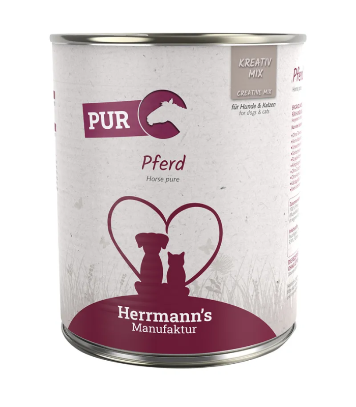 [HM007286] Lata 800g Herrmann's Manufaktur Caballo Puro