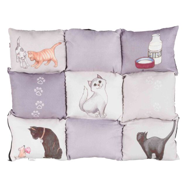 Manta Patchwork Cat