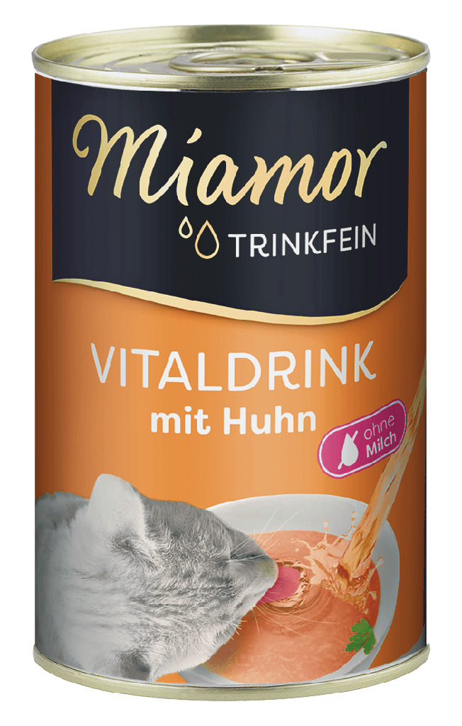 [F74361] Miamor Trinkfein Bebida vital con pollo, lata 135 ml