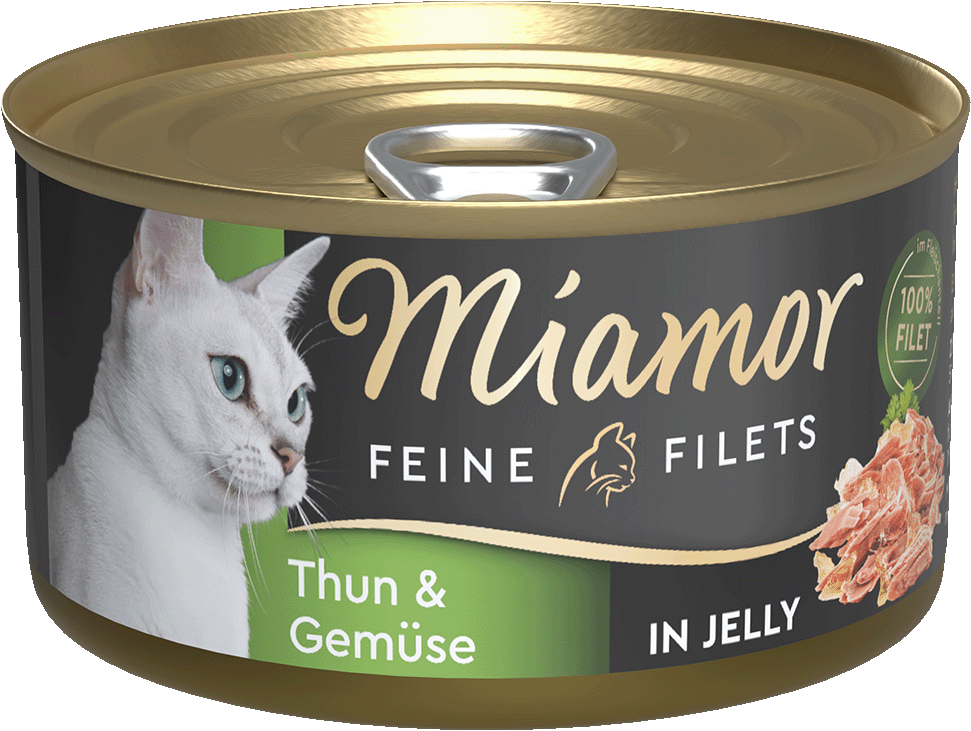 Miamor Feine Filets en gelatina Atún y verduras, lata 100 g