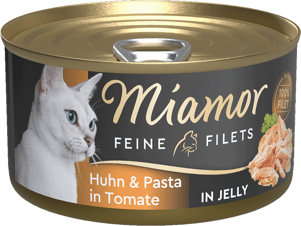 [F74045] MIAMOR Feine Filets –  pollo y pasta, 100g