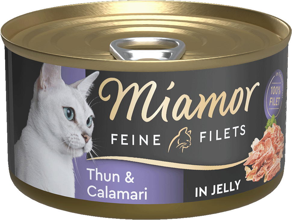 [F74049] MIAMOR Feine Filets  Atún y Calamar, 100 g