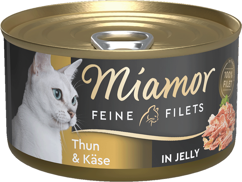 [F74046] Miamor Feine Filets en gelatina Atún y queso, lata 100 g
