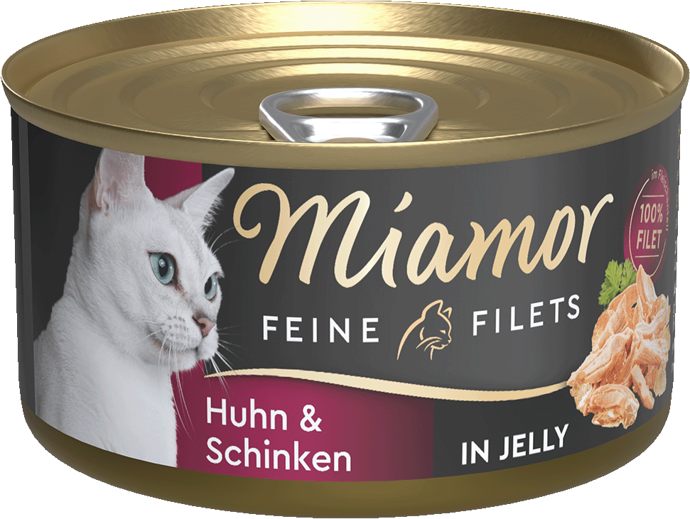 [F74044] MIAMOR Feine Filets - pollo y jamón, 100 g