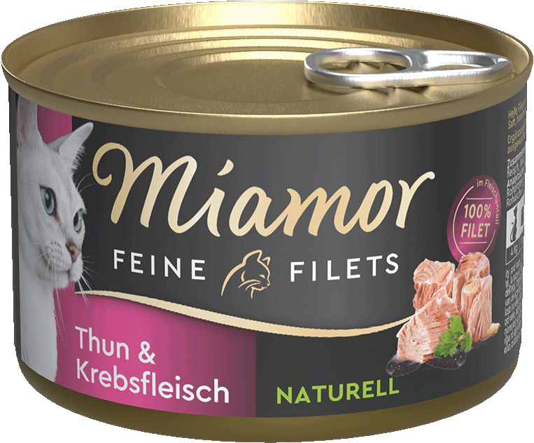 Miamor Feine Filets atun/cancrejo y arroz 156g