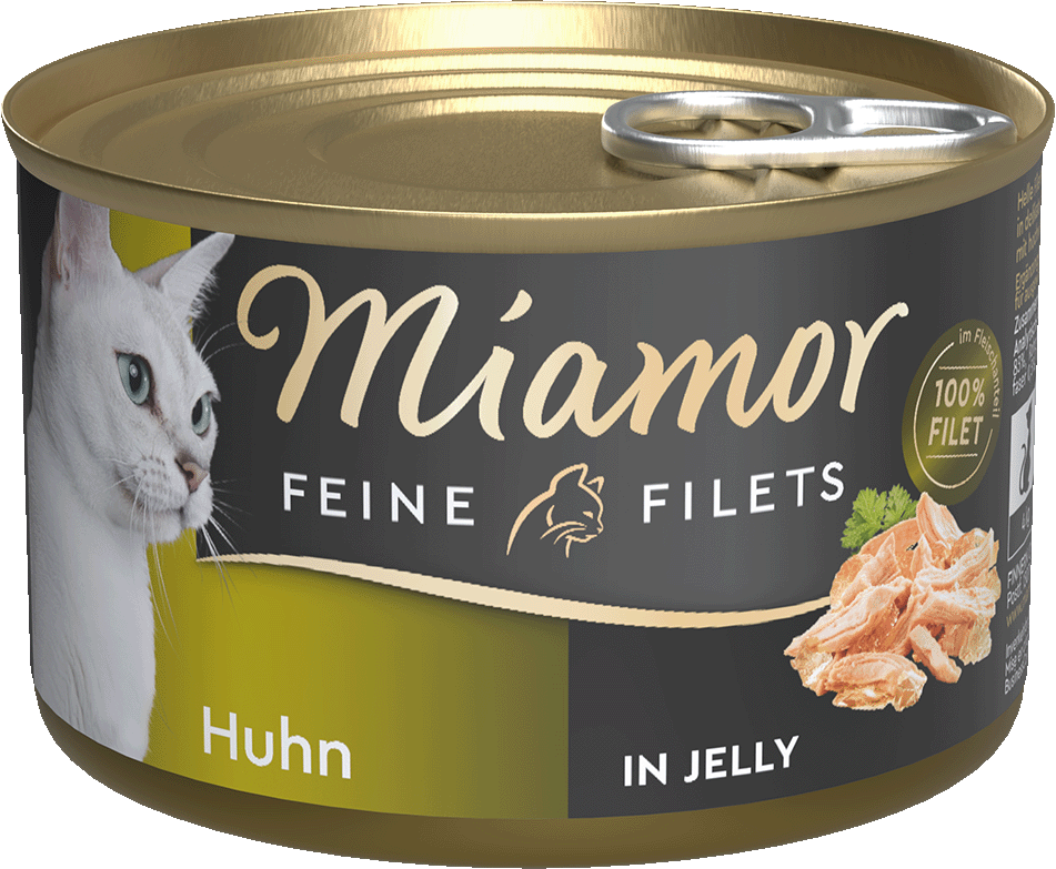 [F75036] Miamor Feine Filets en gelatina Pollo, lata 185 g
