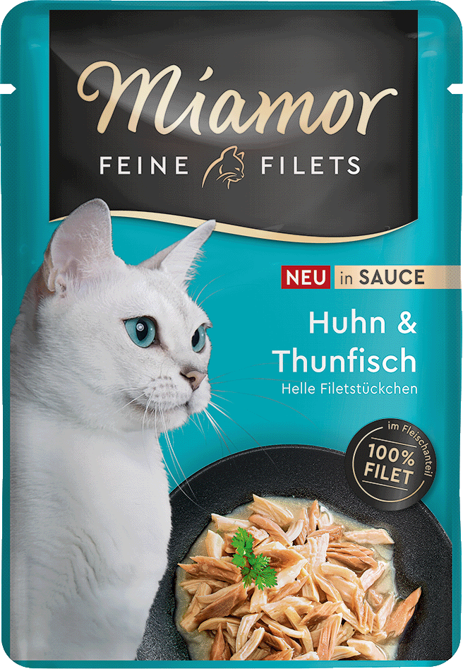 [F74821] Miamor Feine Filets en salsa Pollo y atún, sobre 100 g