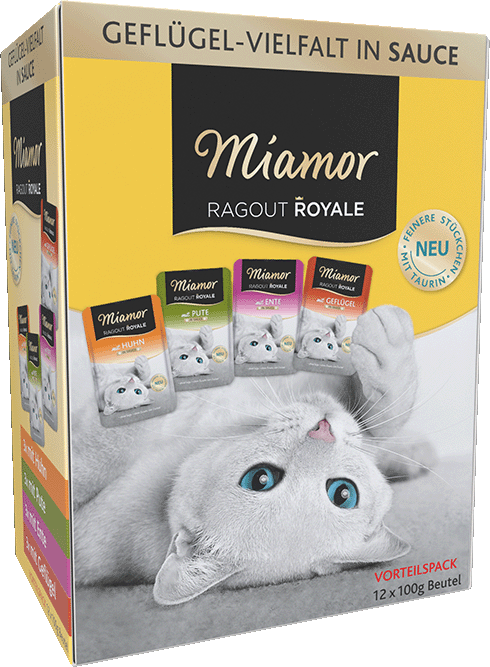 [F74509] Miamor Ragout Royale en salsa Multipack 12 × 100 g Variedad de aves