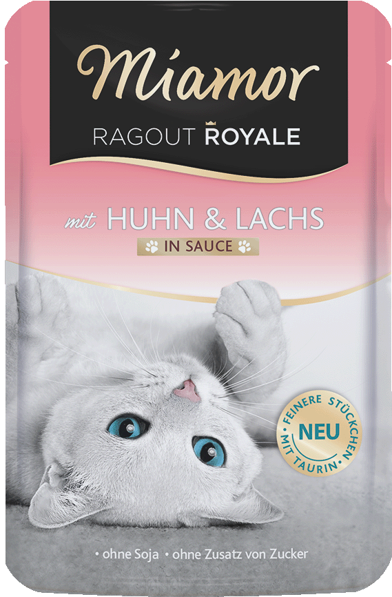[F74069] MIAMOR RAGOUT Huhn+Lachs 22x100g